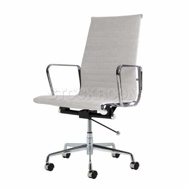 Eames Style Fabric Highback Office Chair With Castors