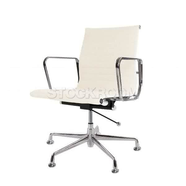 Eames Style Fabric Lowback Adjustable Fixed Office Chair