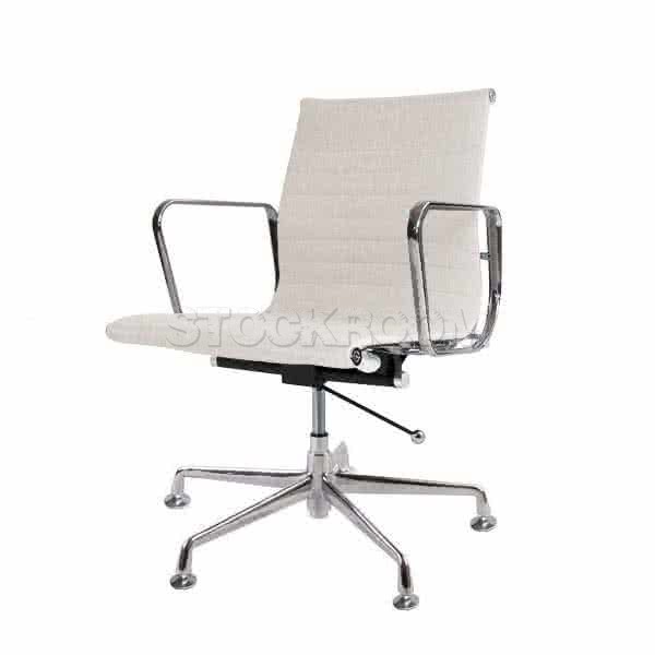 Eames Style Fabric Lowback Adjustable Fixed Office Chair