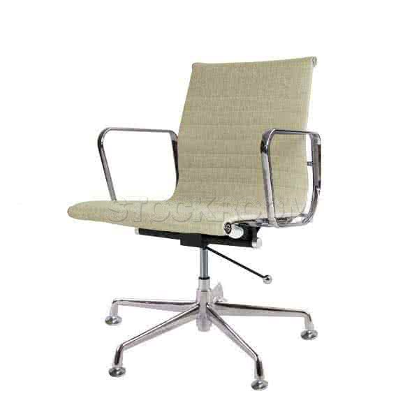 Eames Style Fabric Lowback Adjustable Fixed Office Chair