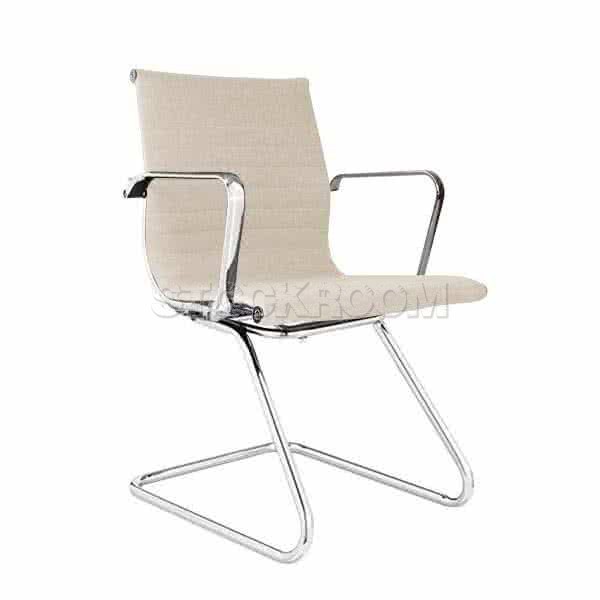 Eames Style Fabric Lowback Cantilever Office Chair