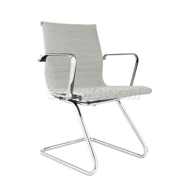 Eames Style Fabric Lowback Cantilever Office Chair