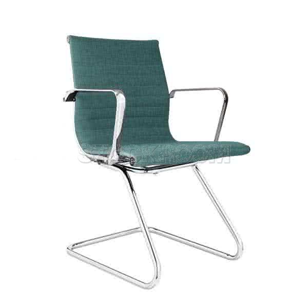 Eames Style Fabric Lowback Cantilever Office Chair