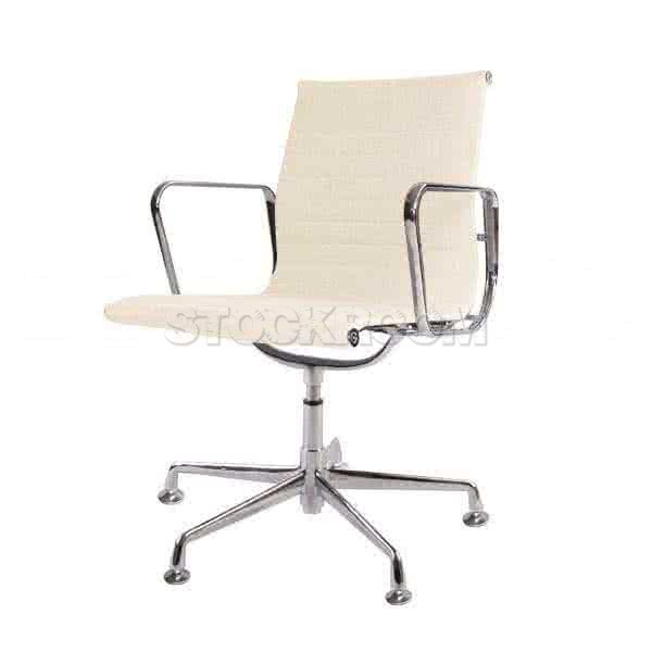 Eames Style Fabric Lowback Fixed Office Chair