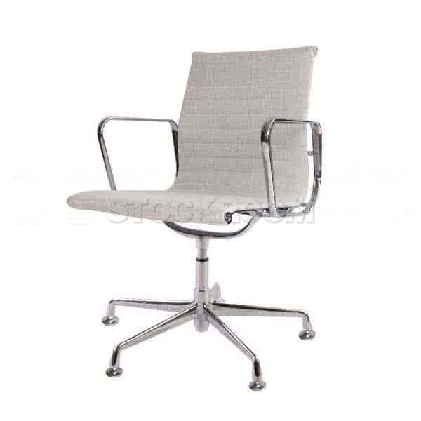 Eames Style Fabric Lowback Fixed Office Chair