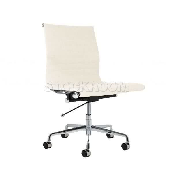 Eames Style Fabric Lowback Office Chair With Castors (Without Armrest)