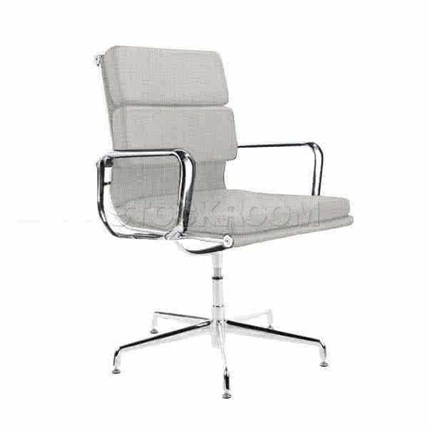 Eames Style Fabric Softpad Lowback Fixed Office Chair