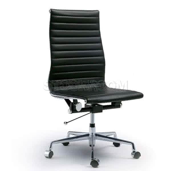 Eames Style Highback Office Chair Adjustable With Castors (Without Armrest)