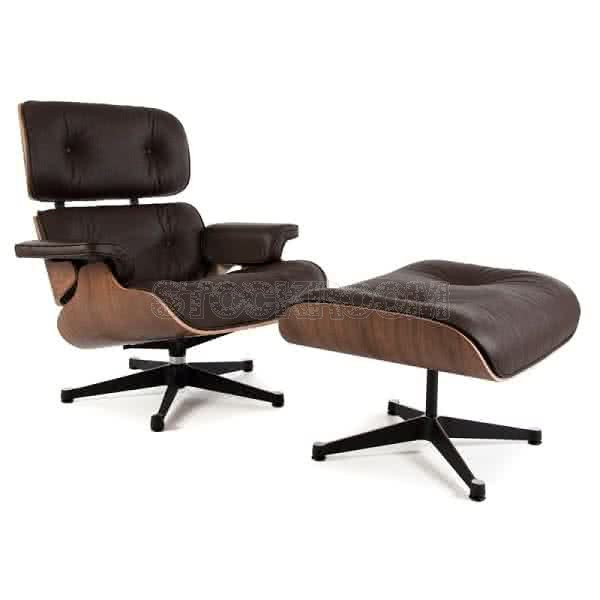 Eames Style lounge and ottoman