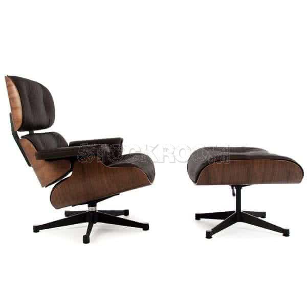 Eames Style lounge and ottoman