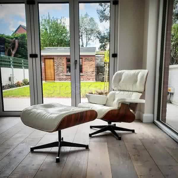 Eames Style lounge and ottoman