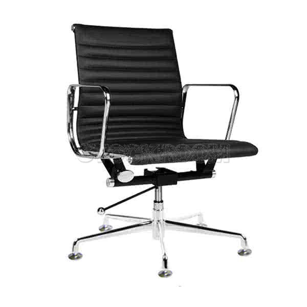 Eames Style Lowback Adjustable Fixed Office Chair