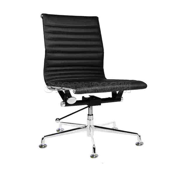 Eames Style Lowback Adjustable Fixed Office Chair (Without Armrest)