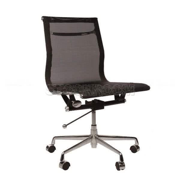Eames Style Mesh Lowback Office Chair With Castors (Without Armrest)