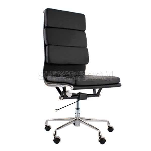 Eames Style Softpad Highback Office Chair With Castors (Without Armrest)