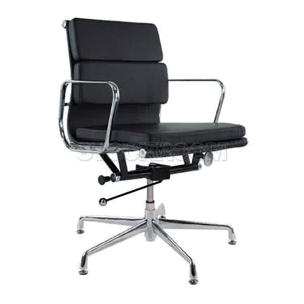 Eames Style Softpad Lowback Adjustable Fixed Office Chair