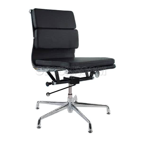 Eames Style Softpad Lowback Adjustable Fixed Office Chair (Without Armrest)