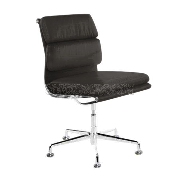 Eames Style Softpad Lowback Fixed Office Chair (Without Armrest)