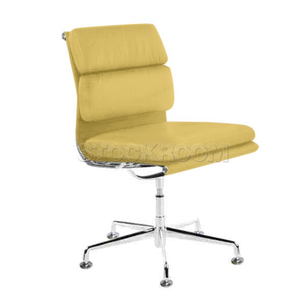 Eames Style Softpad Lowback Fixed Office Chair (Without Armrest)