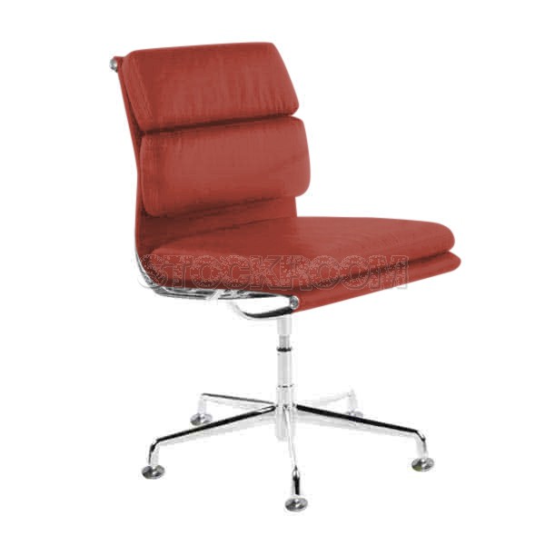 Eames Style Softpad Lowback Fixed Office Chair (Without Armrest)