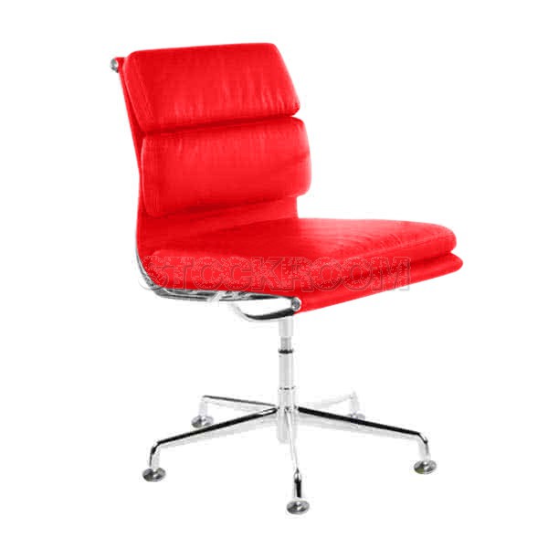 Eames Style Softpad Lowback Fixed Office Chair (Without Armrest)