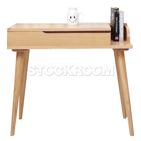 Earl Solid Oak Wood Desk / Dressing Table