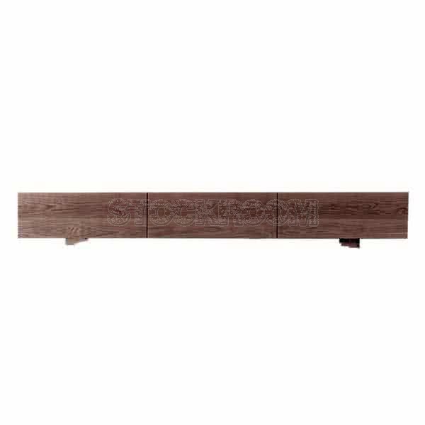 Earl Style Solid Oak Wood TV Cabinet