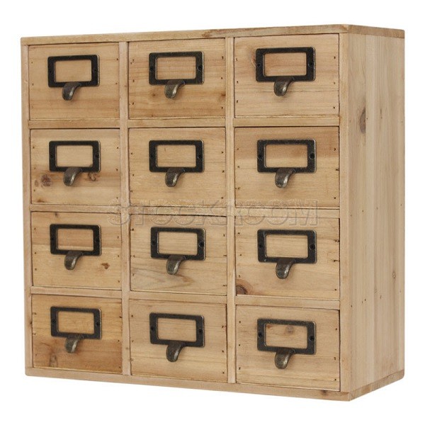 Easton fir Solid Wood 12 Drawers