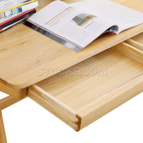 Eden Solid Wood Study Desk