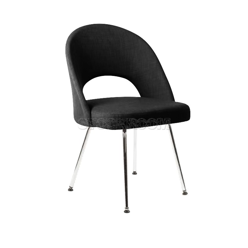 Eero Saarinen Style Executive Chair With Metal Leg