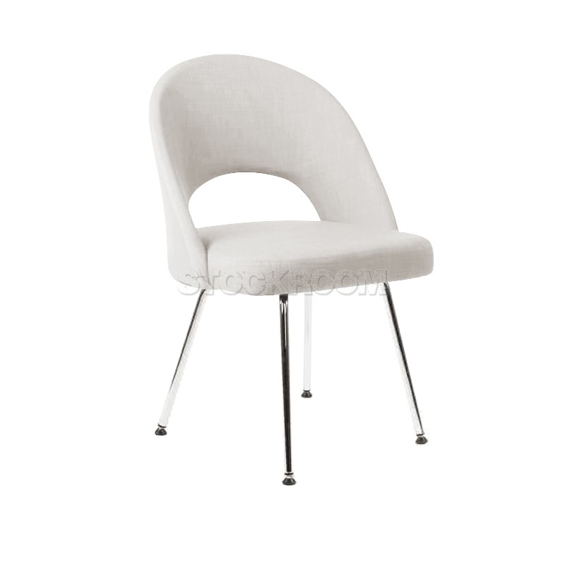 Eero Saarinen Style Executive Chair With Metal Leg