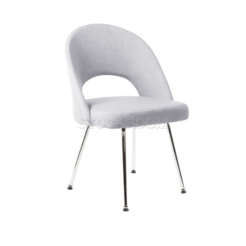 Eero Saarinen Style Executive Chair With Metal Leg