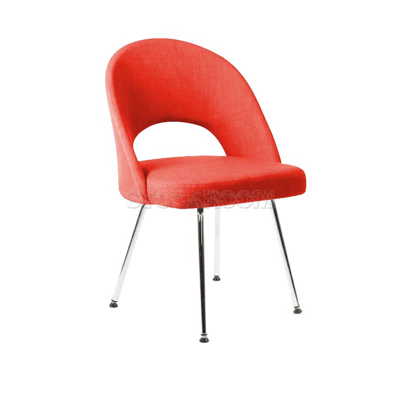 Eero Saarinen Style Executive Chair With Metal Leg