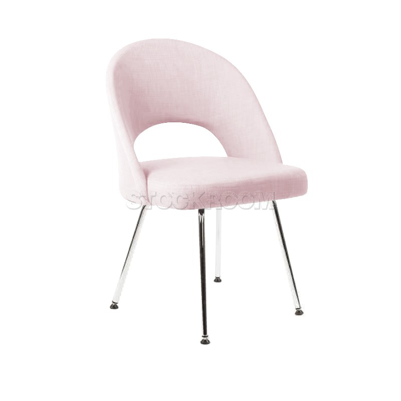 Eero Saarinen Style Executive Chair With Metal Leg