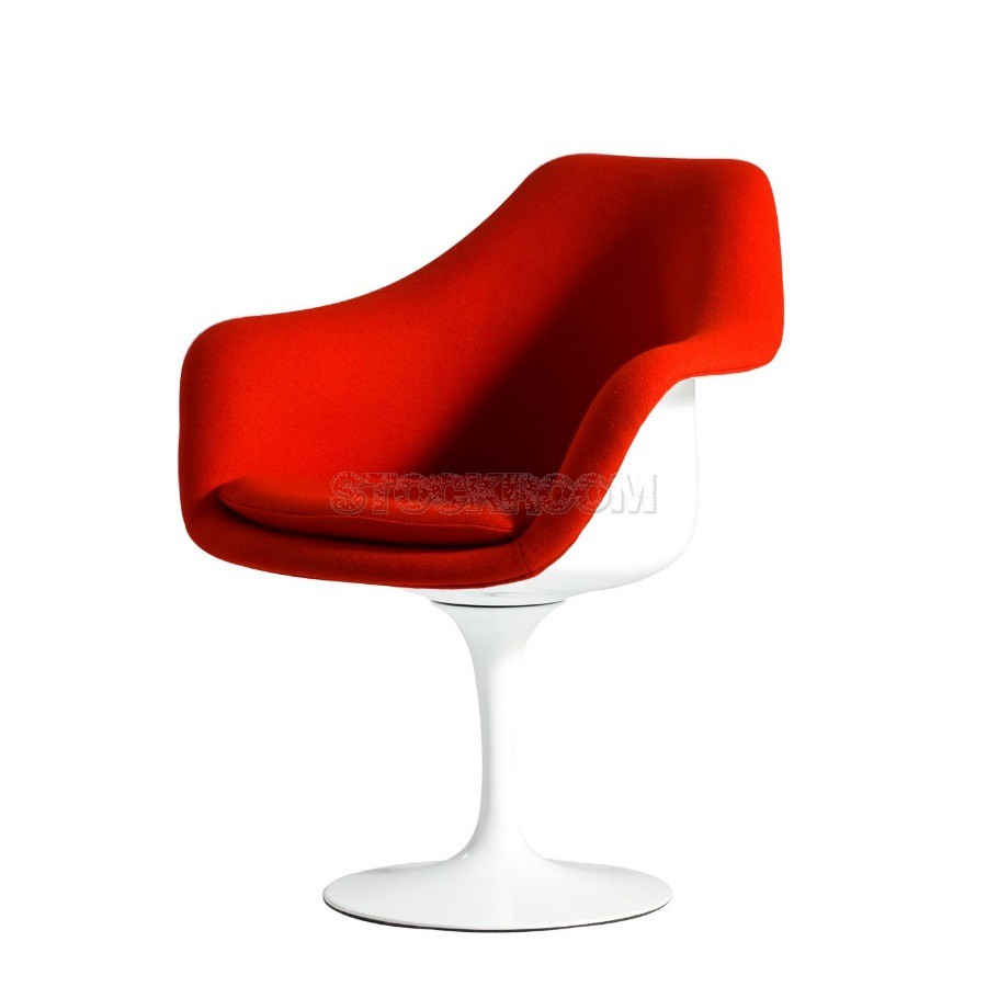 Eero Saarinen Tulip Style Armchair - Upholstered