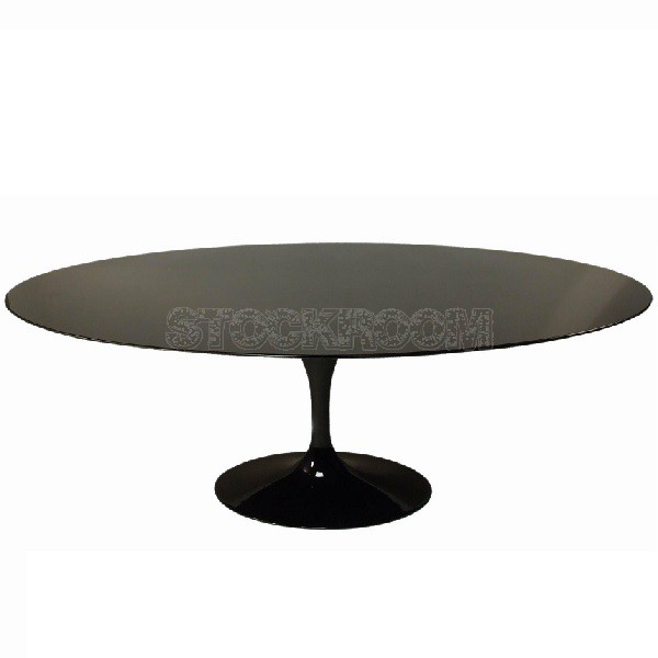 Eero Saarinen Tulip Style Oval Dining Table