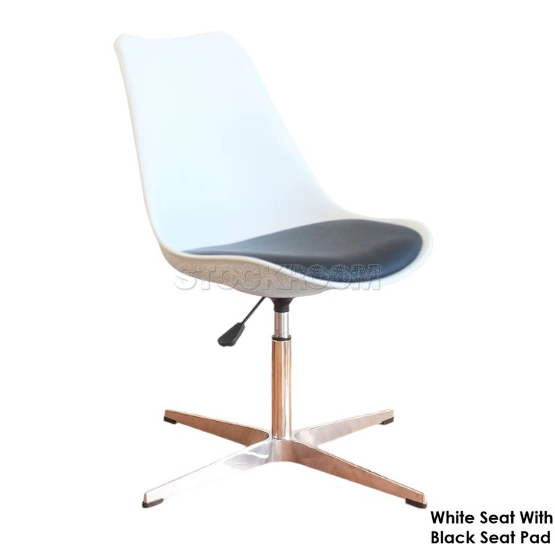 Eero Saarinen Tulip Style Office Chair With Fixed Based