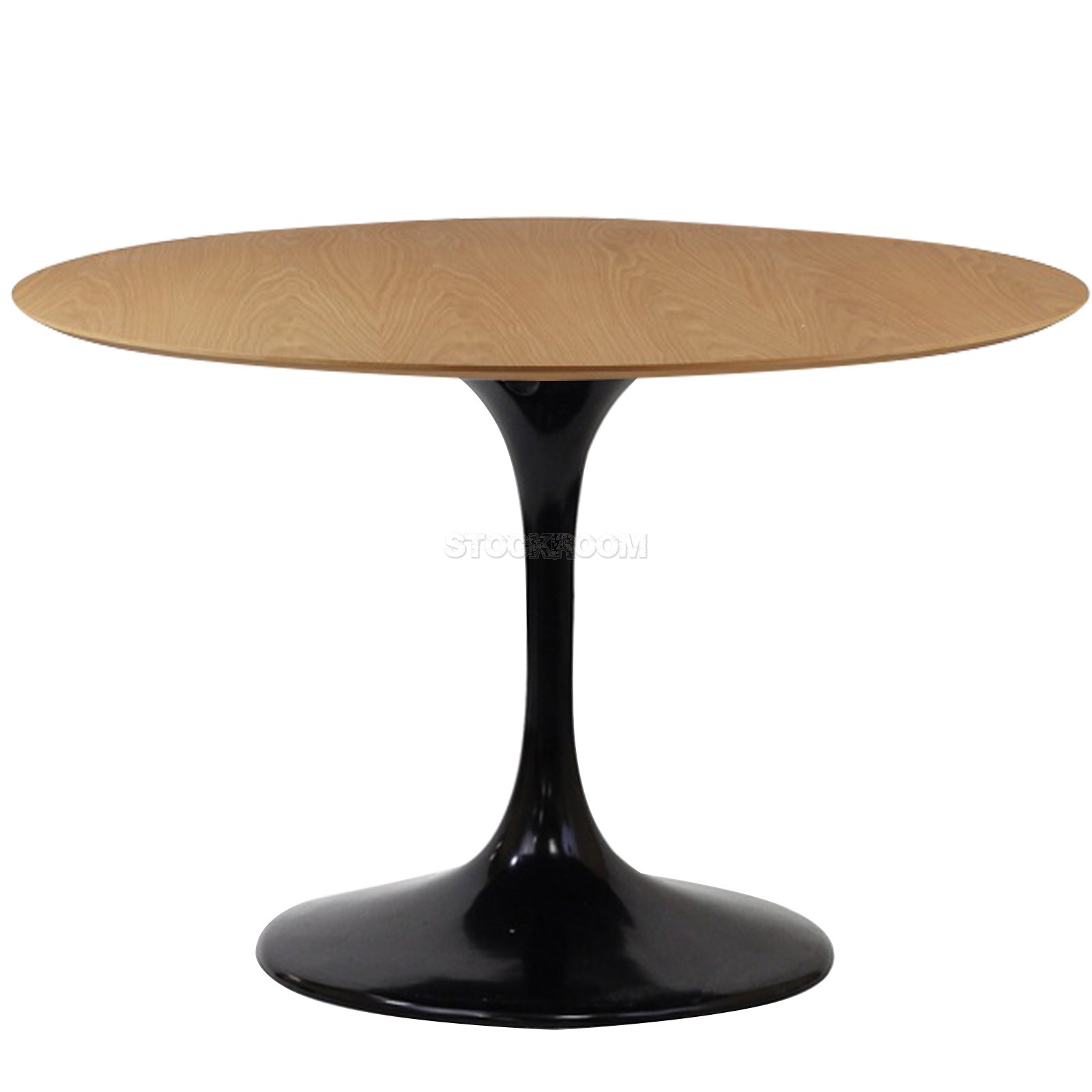 Eero Saarinen Tulip Style Round Table - Timber