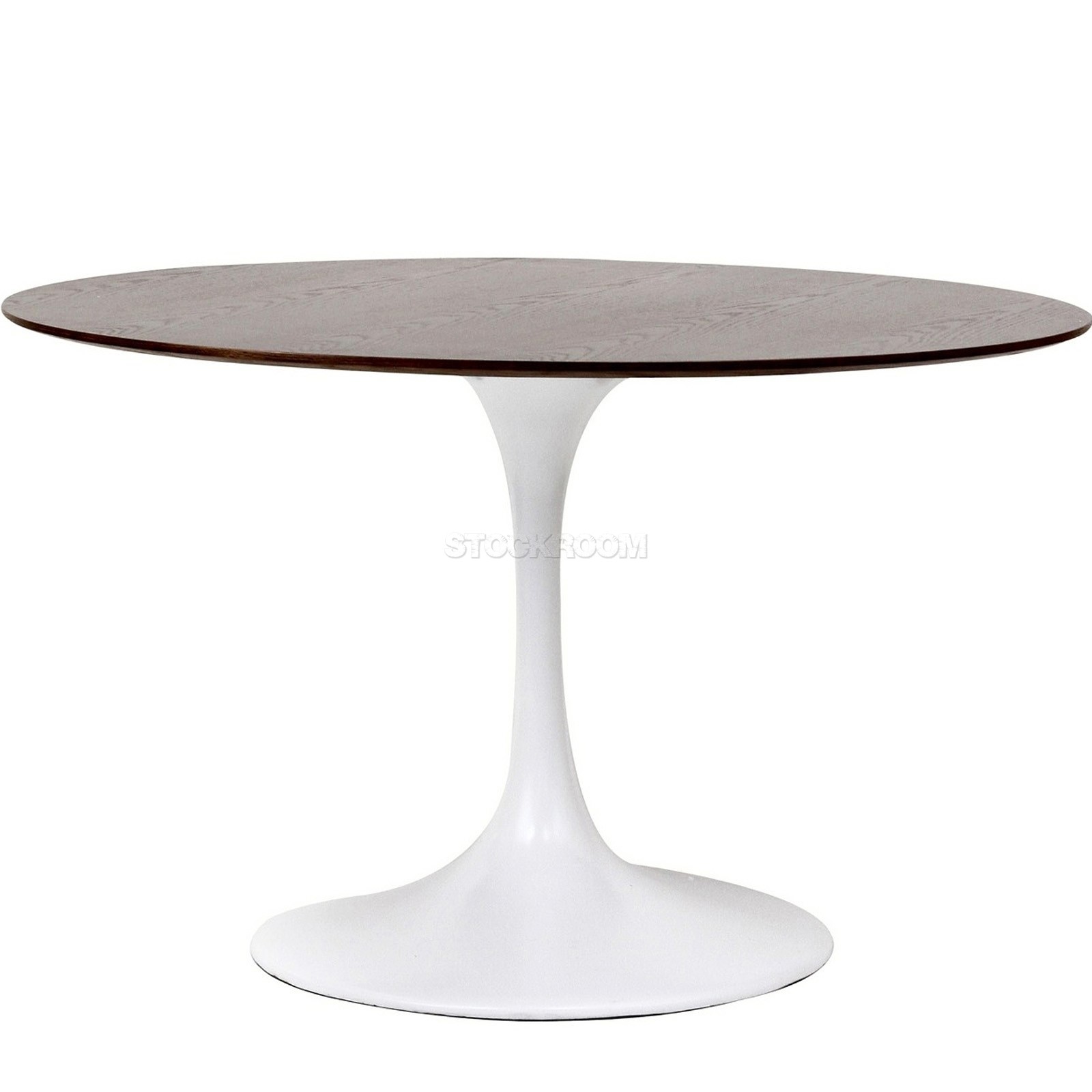 Eero Saarinen Tulip Style Round Table - Timber