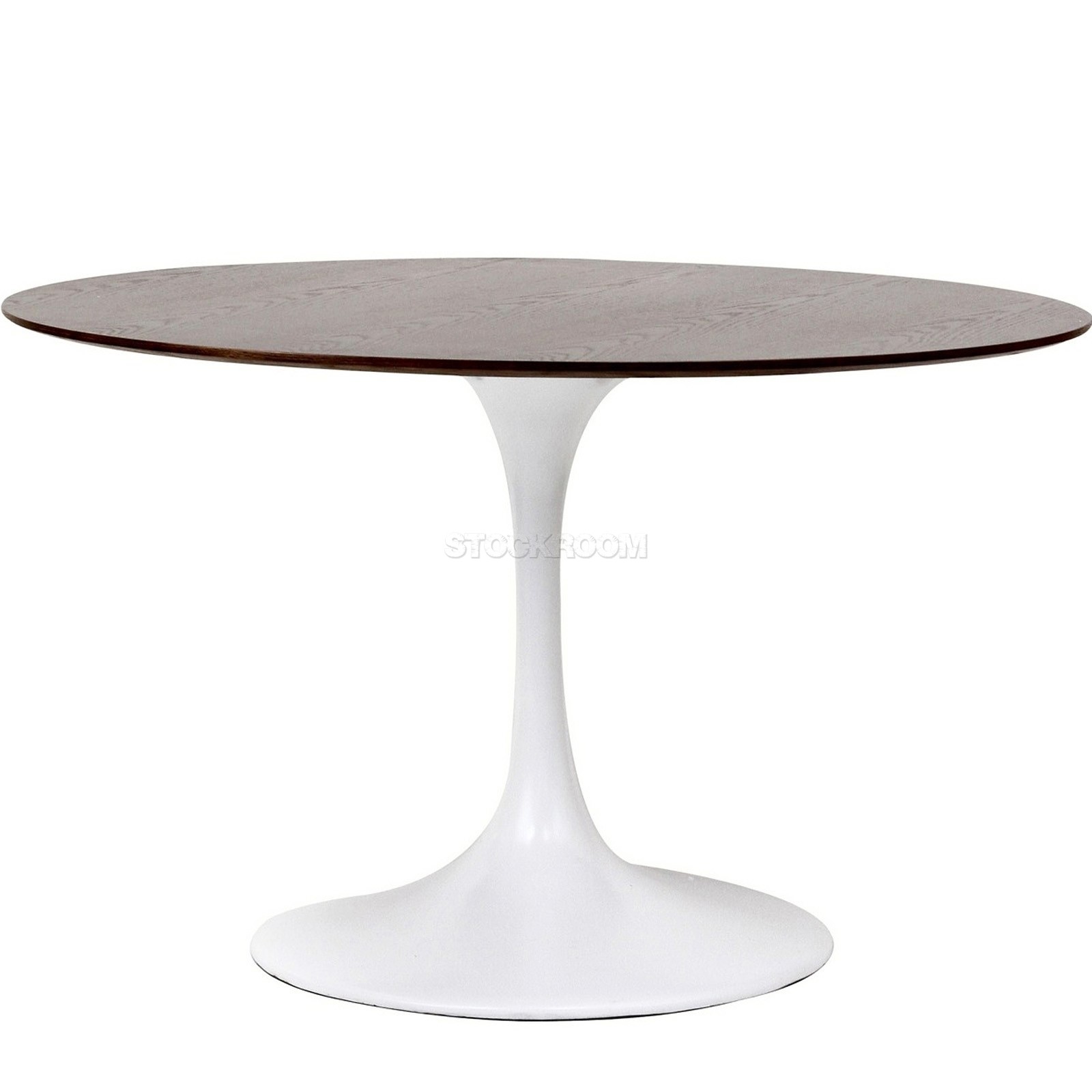 Eero Saarinen Tulip Style Round Table - Timber