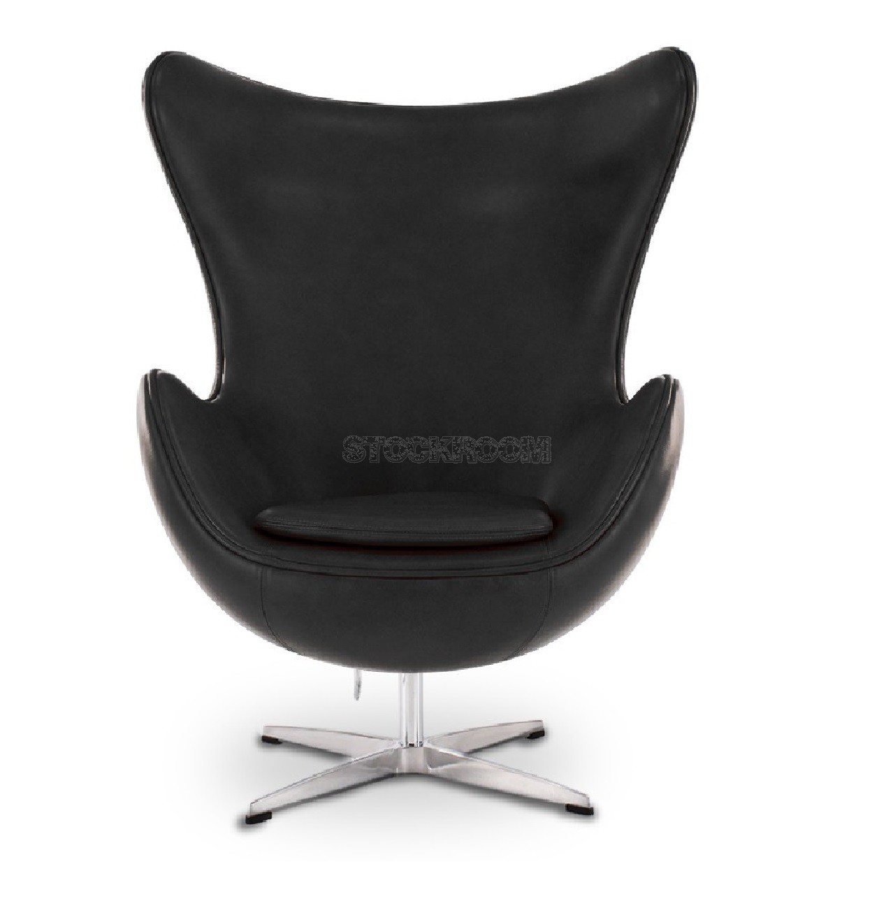 Arne Jacobsen Style Egg Chair - Leather