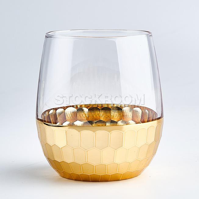 Elaina Handmade Golden / Rose Gold Glass