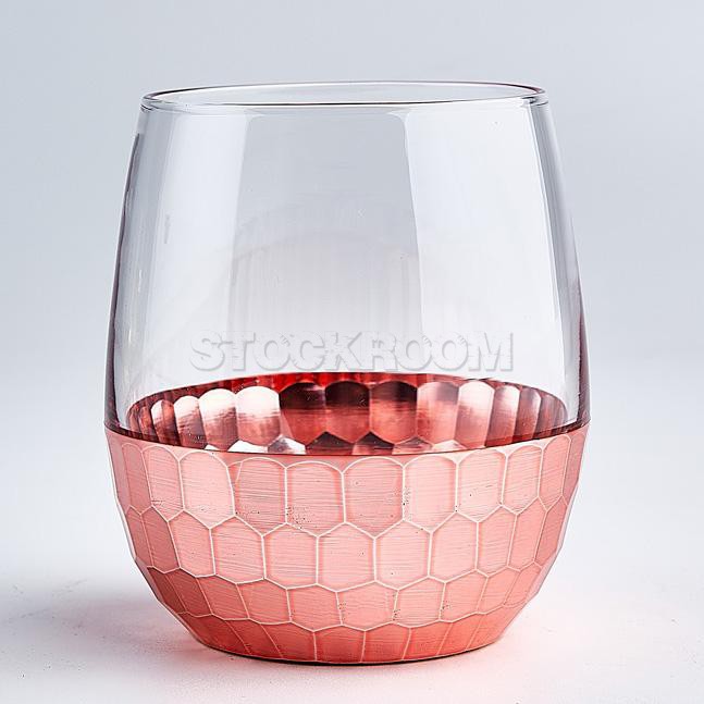 Elaina Handmade Golden / Rose Gold Glass