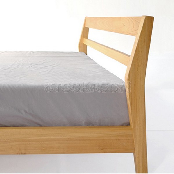 Ellen Solid Oak Wood Bed Frame