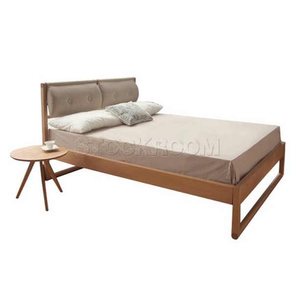 Emma Solid Beech Wood Bed Frame