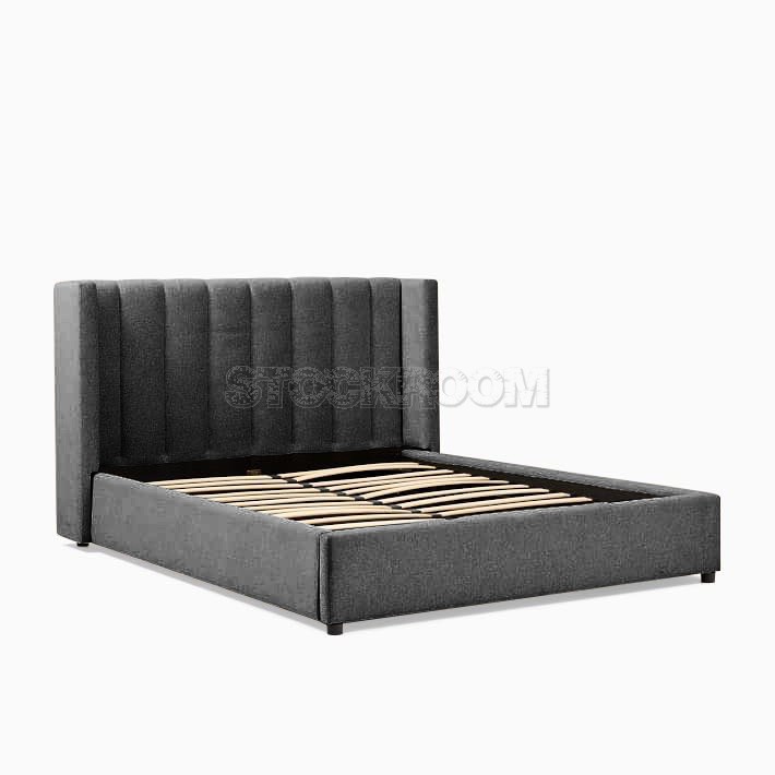 Emmett Fabric Upholstered Storage Bed Frame
