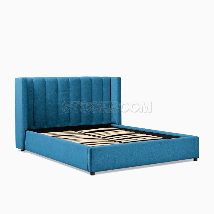 Emmett Fabric Upholstered Storage Bed Frame