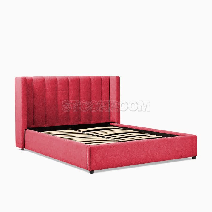 Emmett Fabric Upholstered Storage Bed Frame