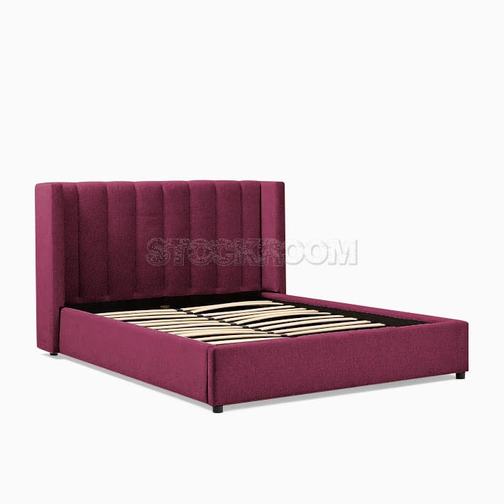 Emmett Fabric Upholstered Storage Bed Frame