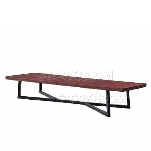 Enoch Solid Wood Industrial Loft Bench